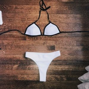 White bikini